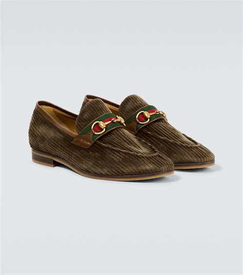 gucci corduroy loafers|gucci lace up loafers.